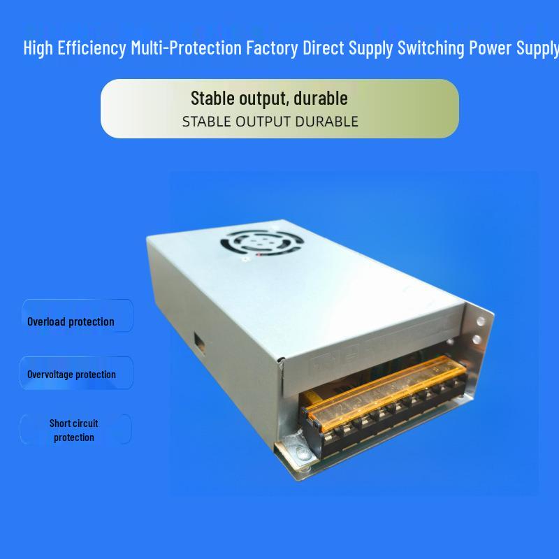 12V 20A Power Adapter for LED Strip and Security Monitoring, 250W Switching Power Supply Transformer