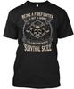 Being Firefighter T Gift 100% Cotton T-shirt Mens Tees Top Made In the USA T-Shirt Tee Top Unisex