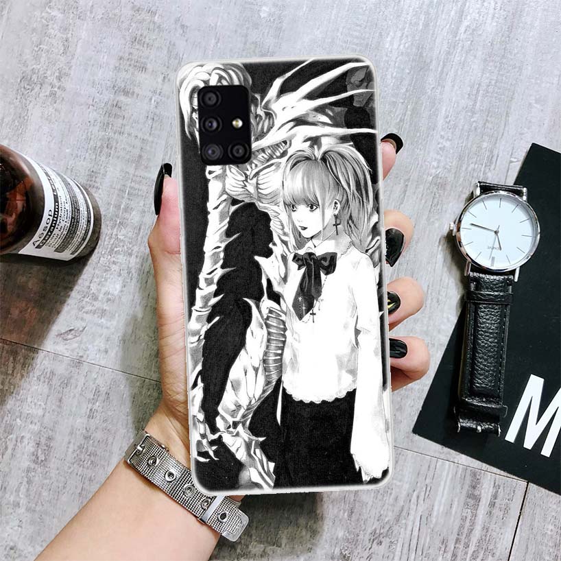 Anime Manga Death Note Ryuk Phone Case For Samsung Galaxy A12 A22 A32 A42 A52 A72 A51 A71 5G A41 A31 A21 A02S M12 M21 M31 M30S