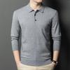 Men's Minimalist Business Casual Collared Knit Sweater