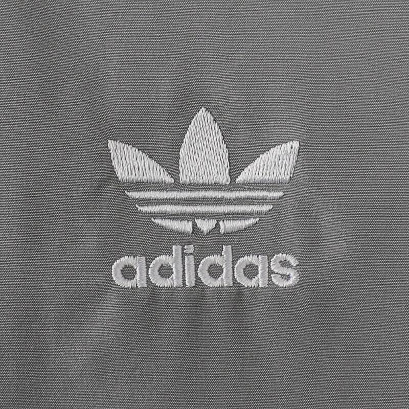 Adidas Originals Oversized Track Jacket With Stand Collar And Stripes Women Jacket Gray JD3394