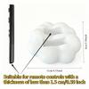 Cute 3D Cloud-Shaped Remote Control Holder 2 Grids Plastic Remote Rack Eco-Friendly Save Space Desktop Storage Box Desktop Use