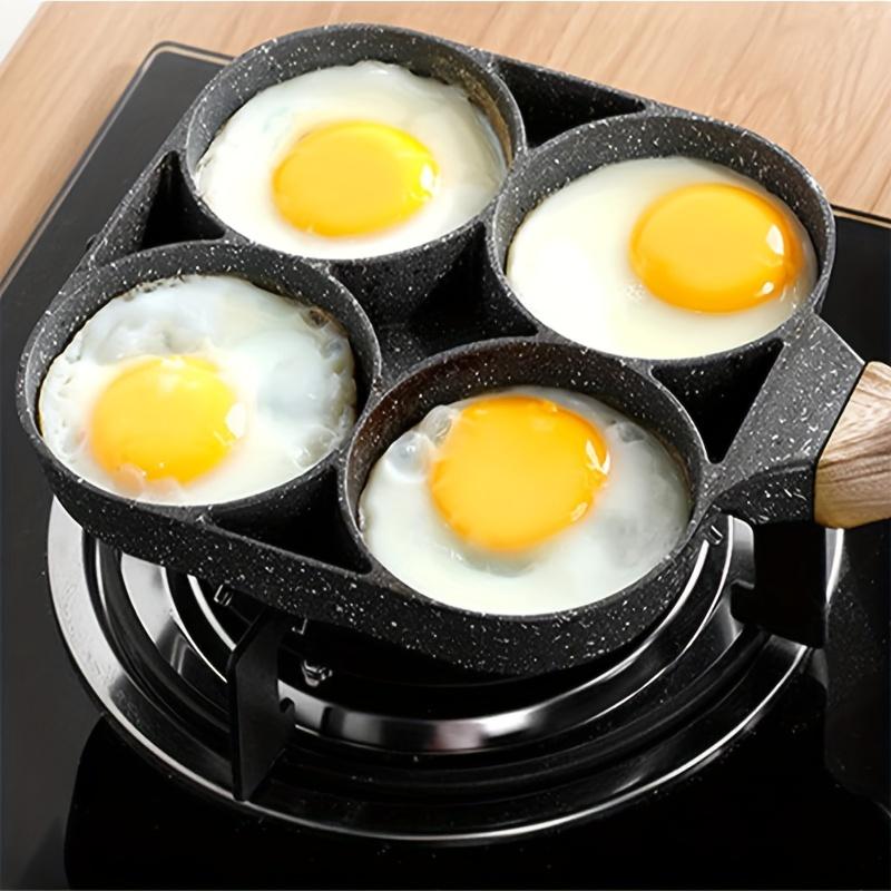 Egg Frying Pan Nonstick Pancake Pans 4-Cups Cookware Pancake, Omelette Pan Aluminium Alloy Egg Cooker