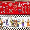 Kingdom Hearts Sora Keyblade Náhrdelník & Sada Klíčenek