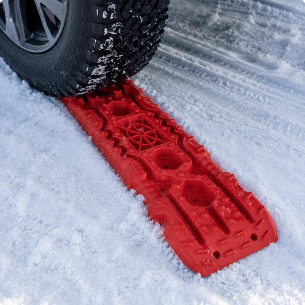 2 Pieces Vehicle Recovery Traction Board Raised Pattern