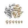 20pcs Stainless Steel Hole 9-15mm Lobster Clasps & Hooks Steel Color Connectors for Jewelry Findings Materials DIY Crafts
