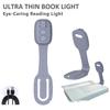 2-In-1 Clip-On Book Light Rechargeable Ultra-Thin Led Reading Light Eye-Caring Dimmable Brightness Mini Portable Travel Reading