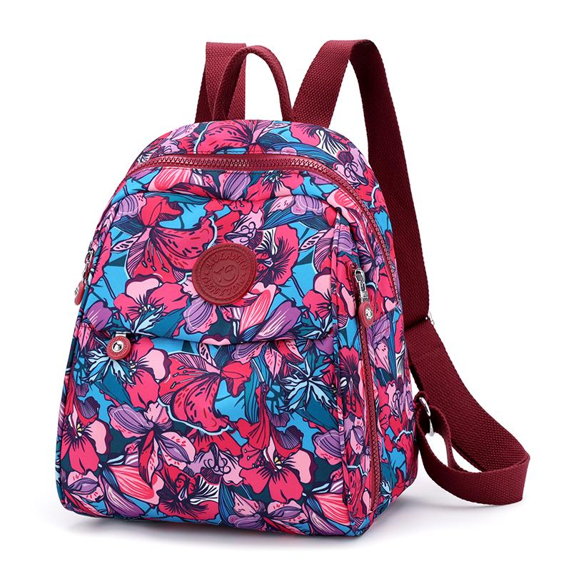 

Принтованный рюкзак большой вместимости нейлоновая дорожная сумка женский рюкзак