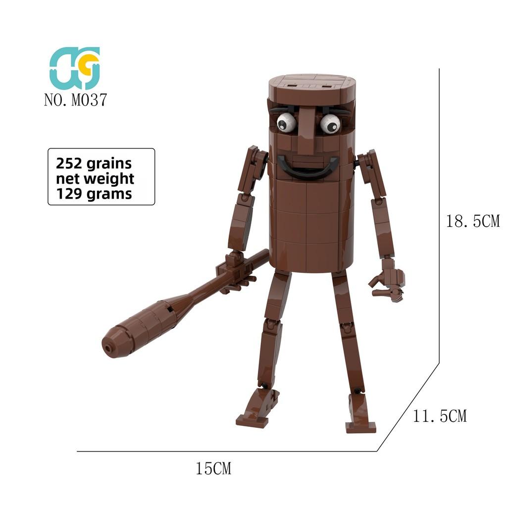 Italiana Brainrot Tralalero Tralala Blocchi da Costruzione Puzzle Per Bambini Gioco Creativo Fai da Te