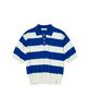 Banwonateullie A3421 Bigfoot Collar Knit_Blue/Ivory