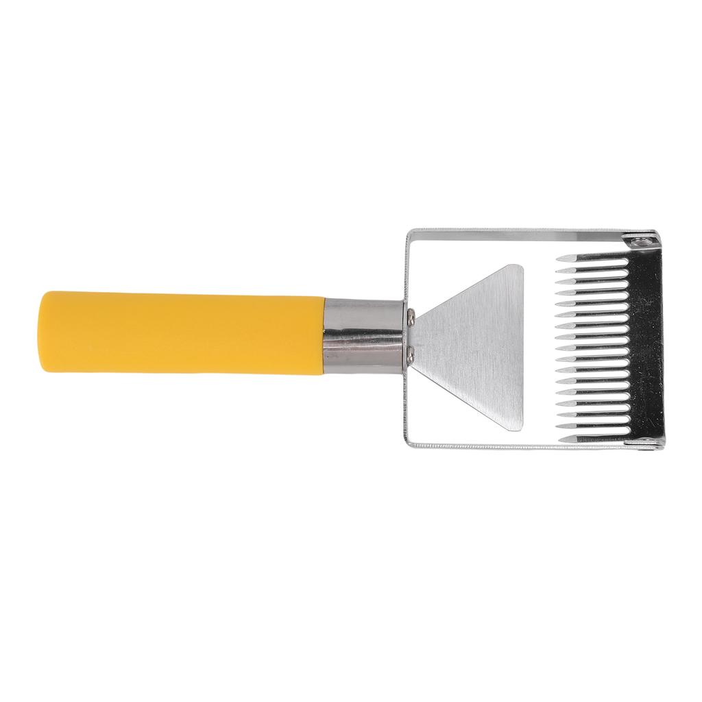 Verstellbare Honig-Entdeckelungsgabel Edelstahl Wabe Honigschaber Kunststoffgriff Imkerei Imker Ausrüstung