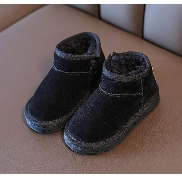 

Kids 2025 Winter Waterproof Snow Boots - Warm, Thickened, Plus Velvet for Boys & Girls Size 31 - 18.6CM чорний