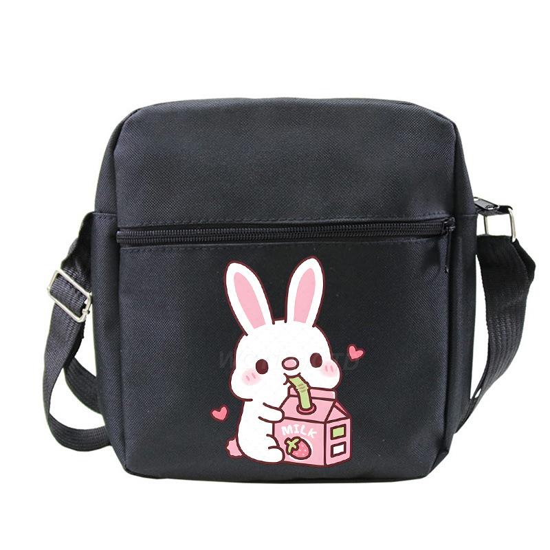 New student fashion shoulder bag personalized printing children's portable multifunctional messenger bag