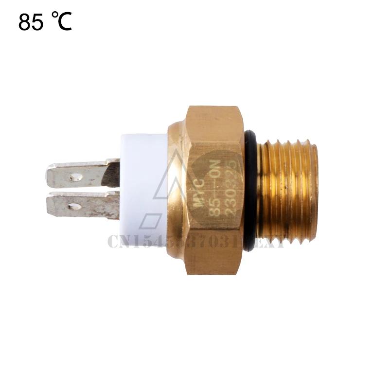 M16 65/75/80/85° Brass Motorcycle Radiator Cooling Fan Water Temperature Thermostat Switch High Efficiency Parts