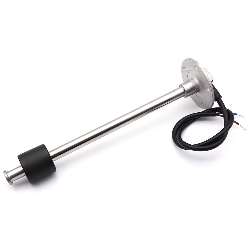 100~400mm 200mm 250mm 300mm Water Level Gauge Sensor fit 0-190ohm 240-33ohm 52mm Car Water Level Gauge Fuel Gauge Customized