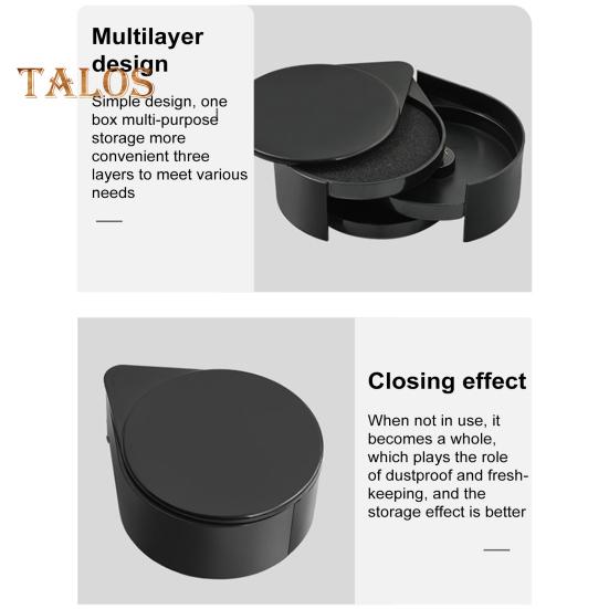 3patrový barový okrajovač sklenic Solný a cukrový okrajovač Krabička na koření Separátor koktejlových ingrediencí Barové náčiní pro Margaritu