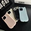 Cute Cartoon 3D Cat Ear Glossy Silicone Soft Case For iPhone 15 Pro Max 11 13 14 Plus Candy Thickened Bumper Shockproof Cover