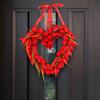 Valentines Day Wreath Pendant Tulips Love Garlands Decoration Proposal Scene Layout Props Valentines Day Garlands Party