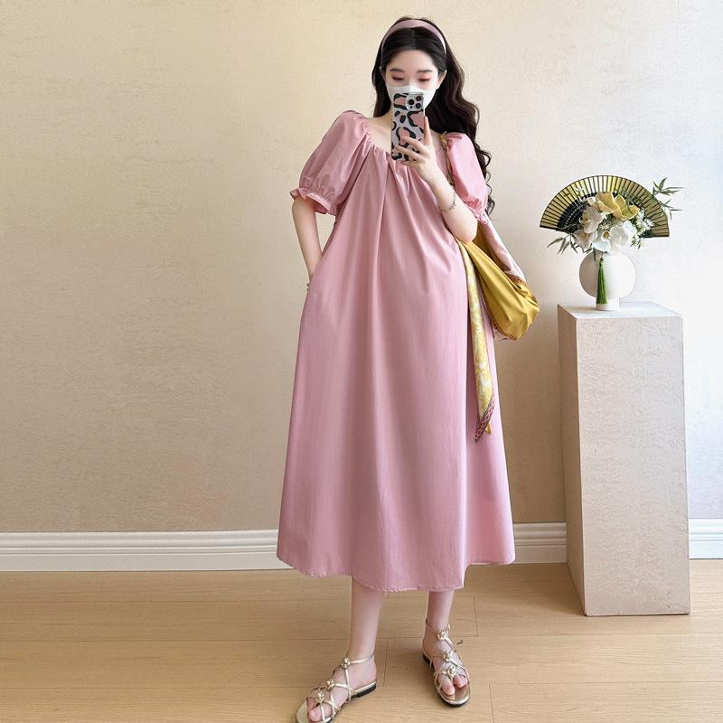 2026 Summer Stylish Loose Plus Size Maternity Dress