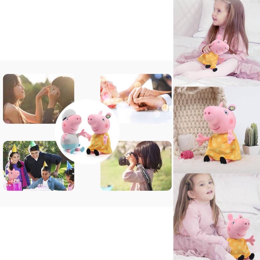 Super Soft Peppa Pig Grandpa And Grandma Plush Toy For Kids Birthday Gift