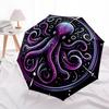 1pc Cosmic Octopus Mandala Umbrella with Plastic Handle,Suitable for All Seasons Home Travel Outdoor UmbrellaDD1208