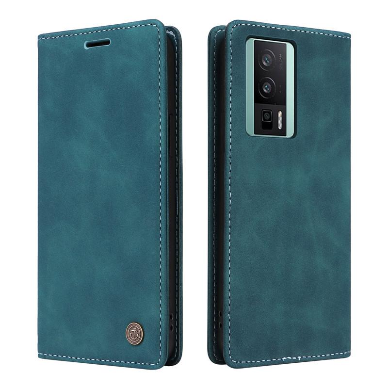 Retro Matte Luxury Flip Wallet Case For Xiaomi Poco F5 Pro Poco M5s X5 PocoX5 Pro PocoF5 5G Solid Colors Phone Cover Protect Bag