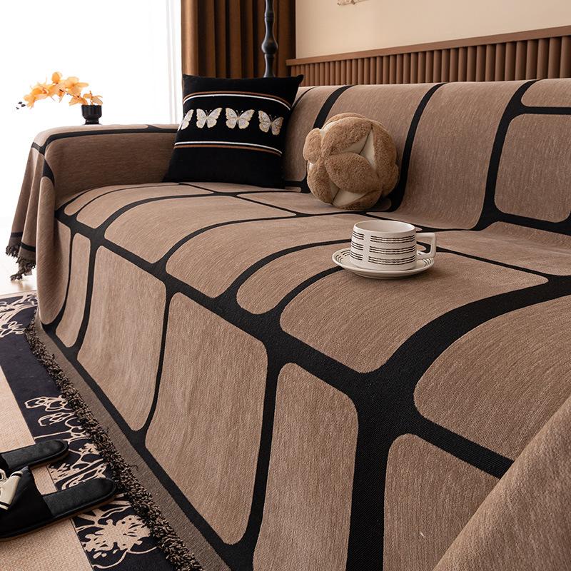 The Sofa Towel Is Universal in All Seasons The New Dirt-resistant Sofa Blanket One-piece Cushion Chenille Cover