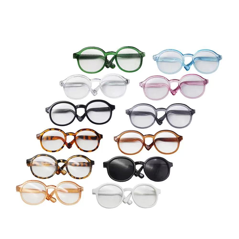 20cm Plush Doll Accessories: Cotton Doll with Round Sunglasses