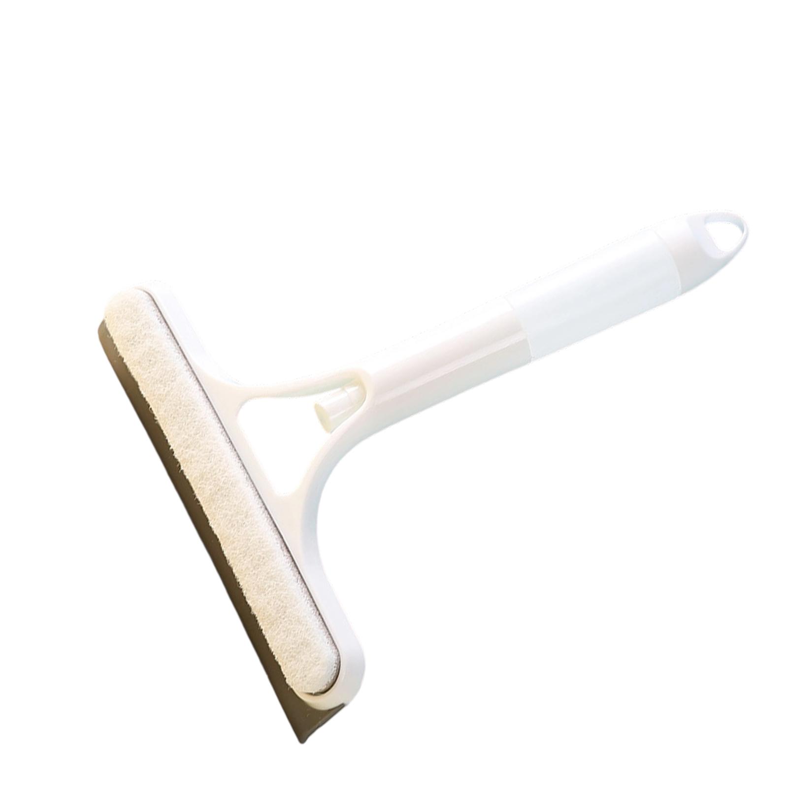 

Инструмент для мытья окон 3 в 1 с эргономичной ручкой для стеклянных поверхностей, кухни, ванной комнаты, окон автомобиля белый