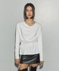 Lonyu Rei Drape Top (White)