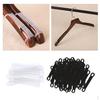 100Pcs Non-Slip Silicone Clothes Hanger Grips Clothing Strips