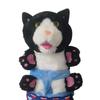 Katzenhandpuppe Wrestler Handhandschuh Interaktives Spiel Katzenspielzeug Plüschkatze Wrestle Spielzeug Wrestlinghandschuh Robuste Polsterung Tierspielzeug