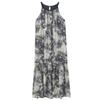 Sancai Molantingyu 2025 Summer New Chinese Style Printed Chiffon Sling Maxi Dress