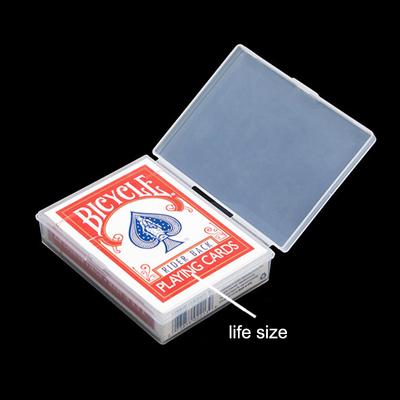Plastic doos speelkaarten container pp opbergdoos verpakking poker doos container