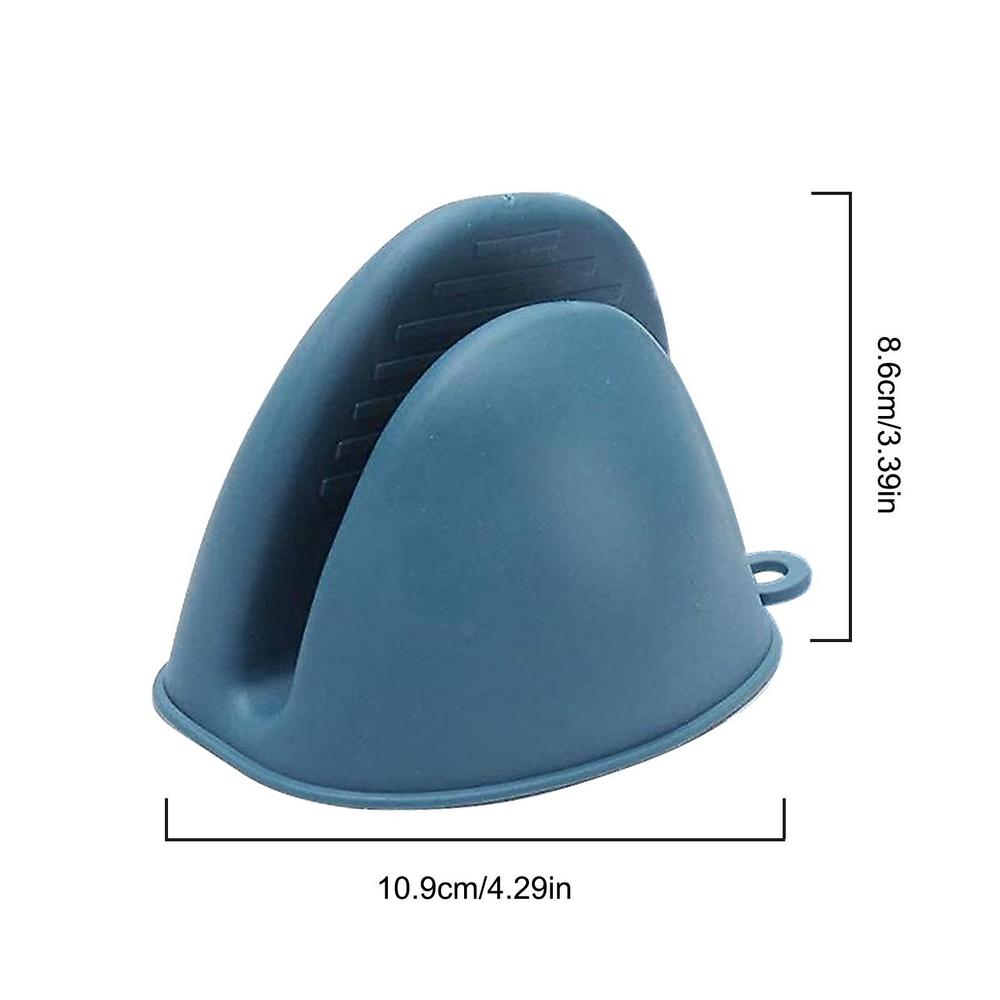Silicone Anti-scalding Gloves Set Stainless Steel Non-slip Casserole Clamp Bowl Remover Household Anti-scald Silicone Gasket