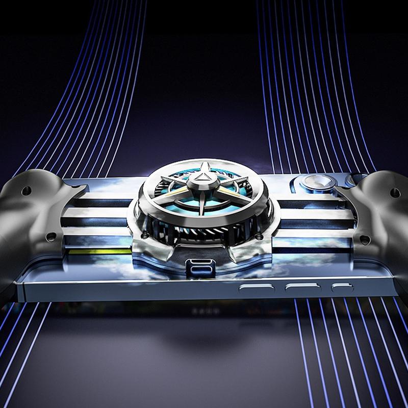 Mobile Phone Cooling Gamepad Semiconductor Cooler For Iphone Android Game Controller Accessories Type-C Low Noise Phone Handle