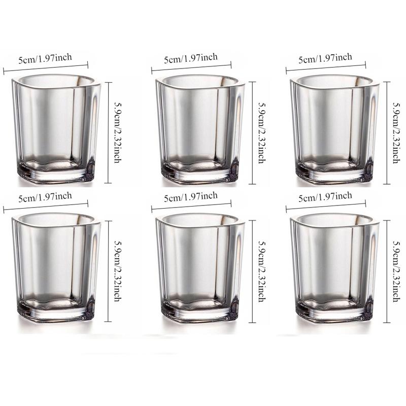 

6pcs Exquisite Small Wine Glass Simple Water Cup Transparent Small Glass Cup Mermaid Shaped Glass Cup Suitable for Gift Giving 6pcs