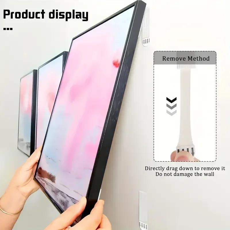 12/24pcs-Heavy Duty Adhesive Hook And Loop Dots - Securely Hang Pictures, Attach Rugs