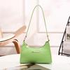Crocodile Pattern Ladies Handbag with Letter Decoration