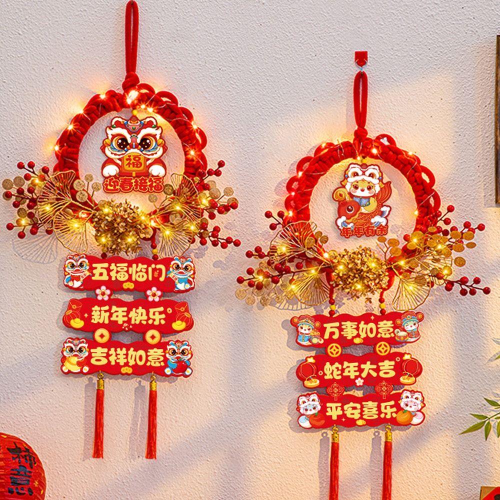 Flocking Spring Festival Fu Character Pendant  Home Living Room Decor