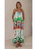 2026 Casual Holiday Printed Linen Slip Dress