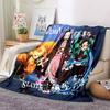 Japanese manga artist Koyoharu Gotouge's Demon Slayer blanket Soft and portable four season home bed,  office travel, lunch break, warm blanket K24