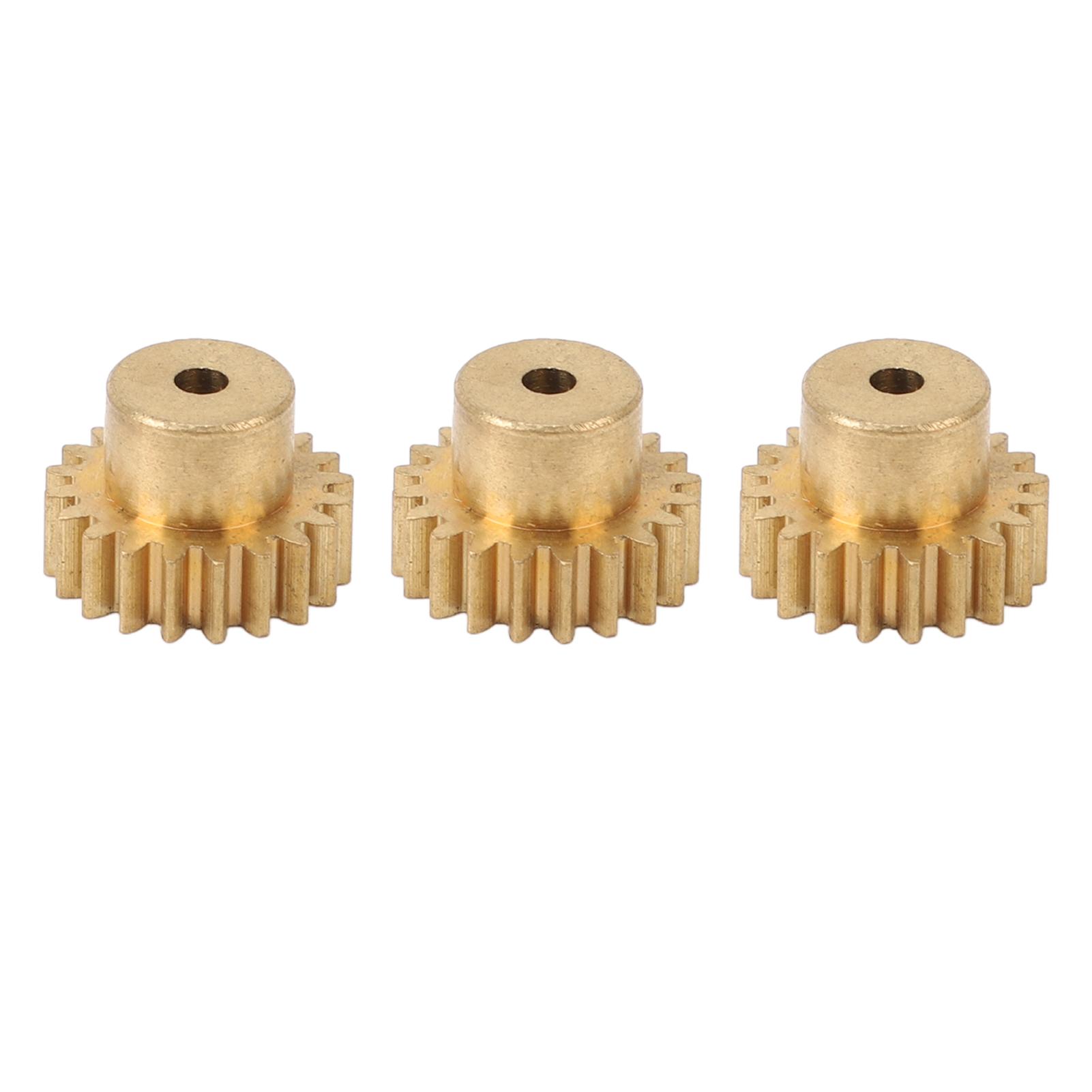 

RC Motor Gear 20T M0.6 Copper RC Motor Pinion Set for 1/12 1/16 RC Cars for 370 380 390 Motors 3pcs