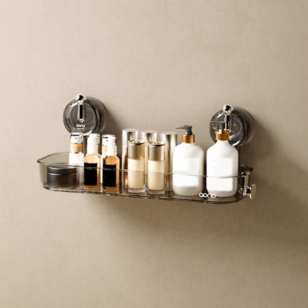 Wall Mounted Shower Storage Rack Plastic Shampoo Storage Rack Durable Corner Storage Shelf  Kitchen
