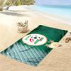 Algeria National Football Team Print Beach Towel, Large Soft Quick Dry Towel for Beach Camping Swimming