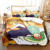New Miss Kobayashi's Dragon Maid Bedding Set Anime Three-piece Set Adult Kid Bedroom Duvetcover Sets Fashion Conjunto De Cama