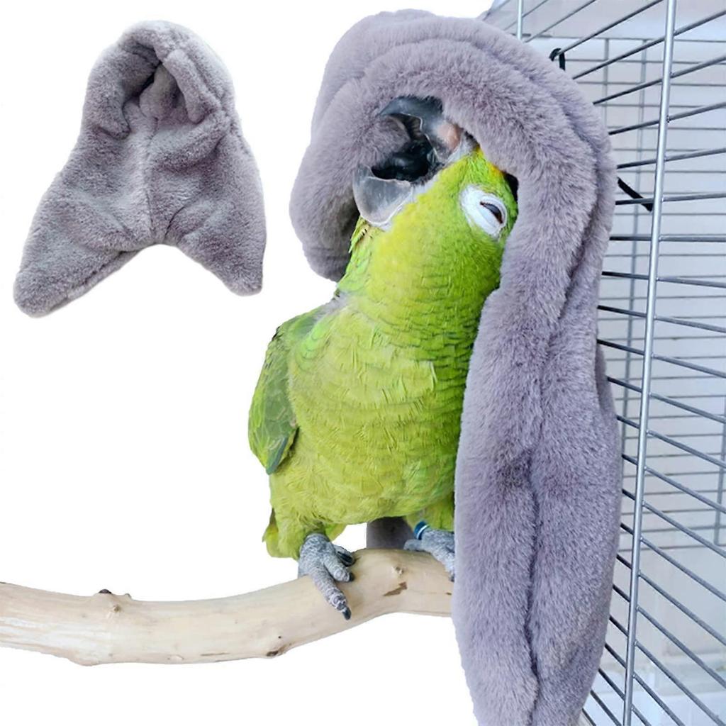 Bird Nest Parrot Blanket Warm Plush Fluffy Hanging Hammock Budgie Toys Winter Warm Bird Nest