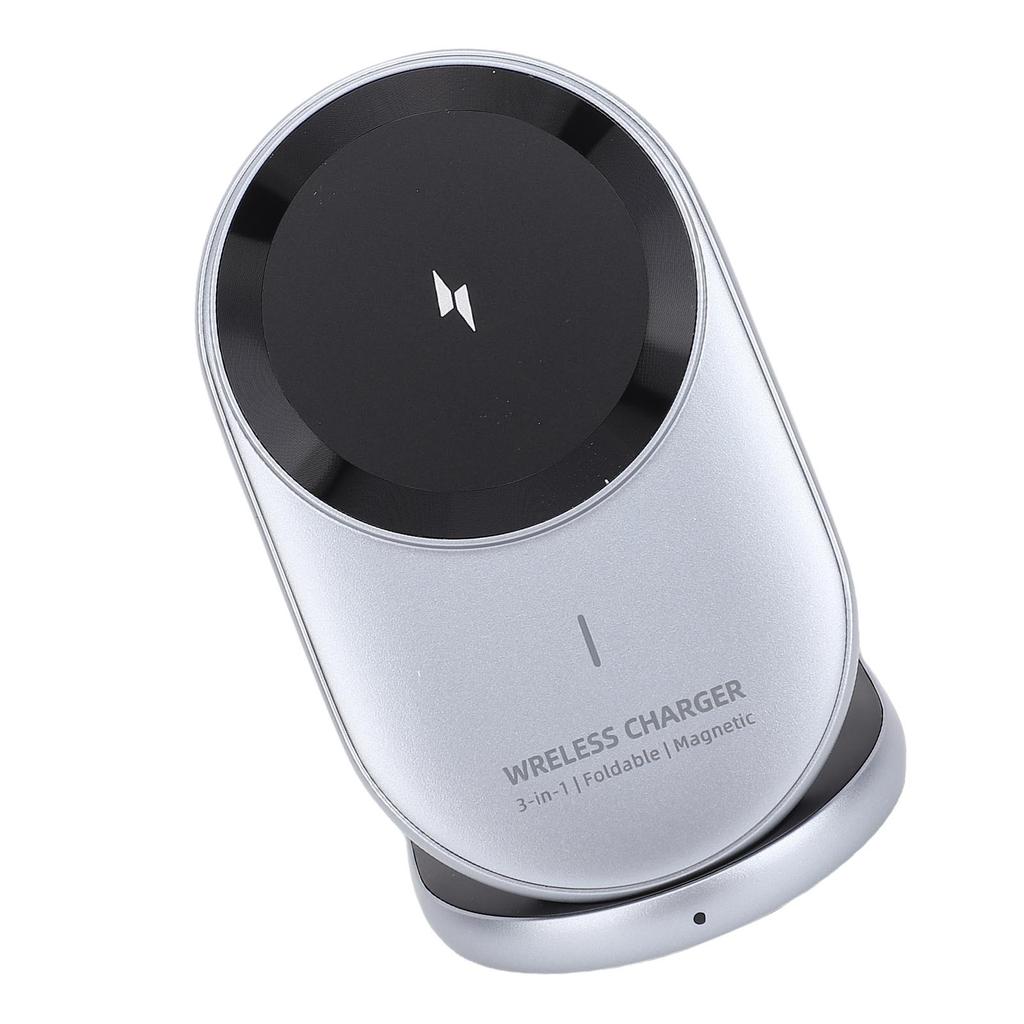 Wireless Charging Station Multifunctional 15W Fast Charging Wireless Charger for Phone Watch Earphone
