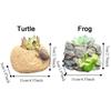 Cute Turtle and Frog Flower Pots Resin Succulent Pot Creative Flower Container  Patio