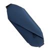 Men Chest Bag PU Leather Waterproof Fashionable Casual Waist Bag Messenger Bag for Outdoor Activity Blue